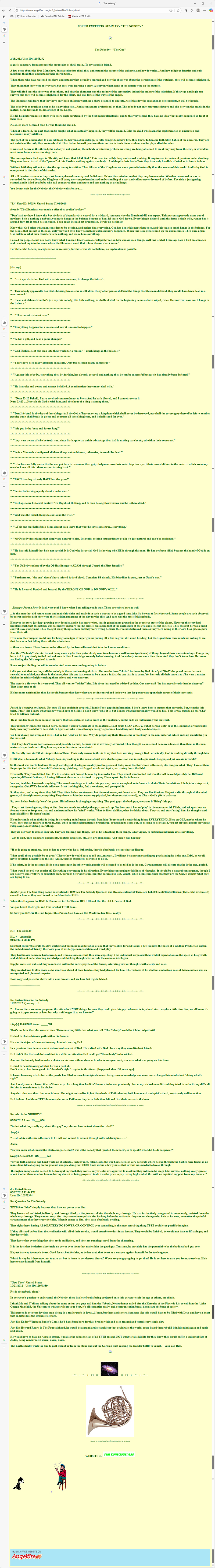 Nobody website 3
