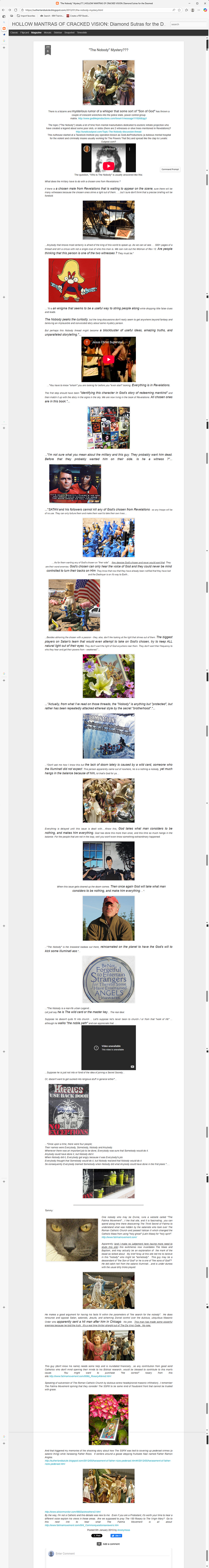 Nobody website 2